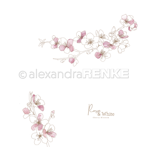 A. RENKE - Paper 'Rose & White cherry blossoms' 10.1165