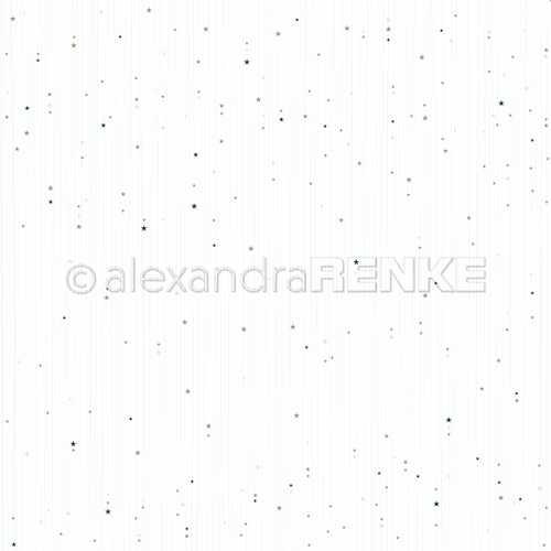 A. RENKE - Carta 'Star lines iceblue' 10776