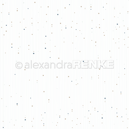 A. RENKE - Paper 'Star lines iceblue' 10776