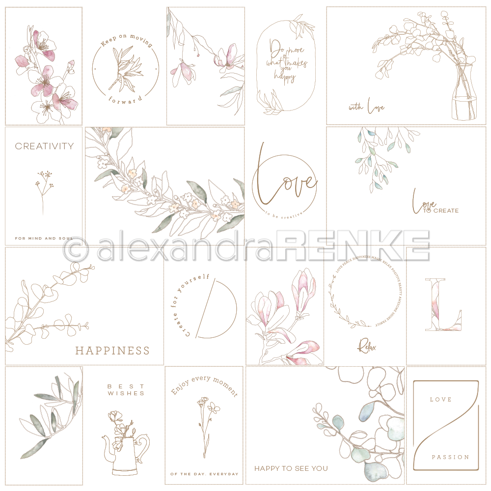 A. RENKE - 'Card sheet Creativity int.' 10.1169