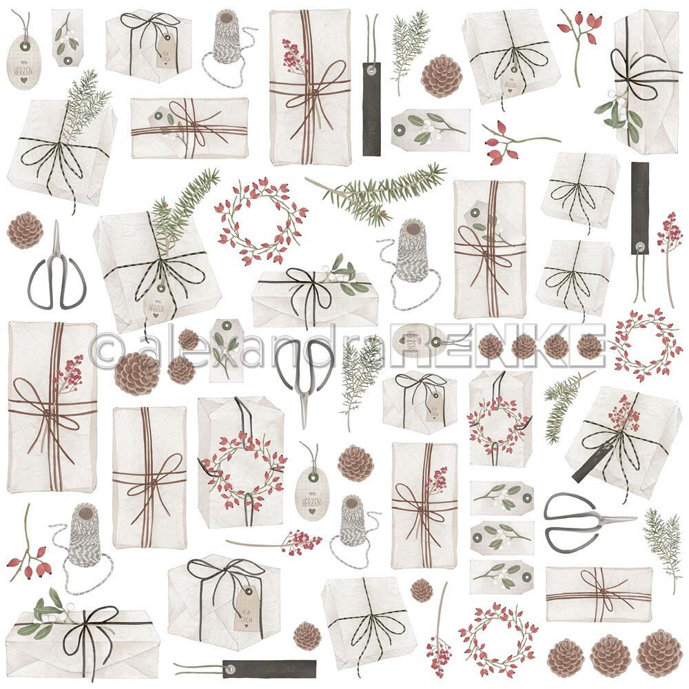 A.RENKE - Paper "Gift Sheet with Decorations" - 10.2409
