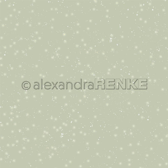 Design paper 'Green Starry Snowy Sky' - P-AR-10.2873 - A.RENKE
