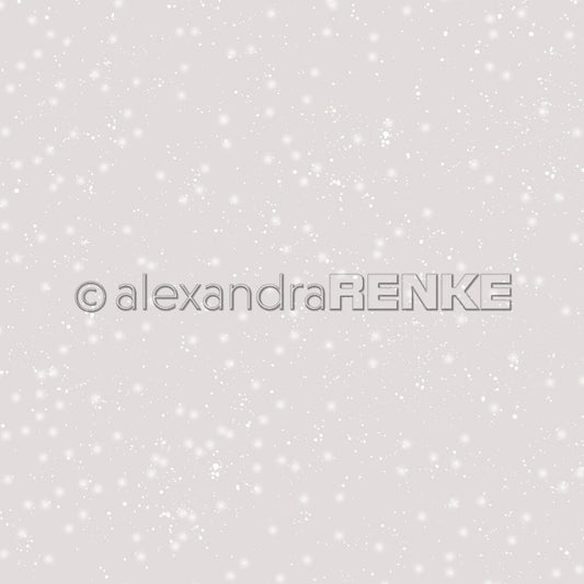 Design paper 'Silver-Gray Starry Snowy Sky' - P-AR-10.2874 - A.RENKE