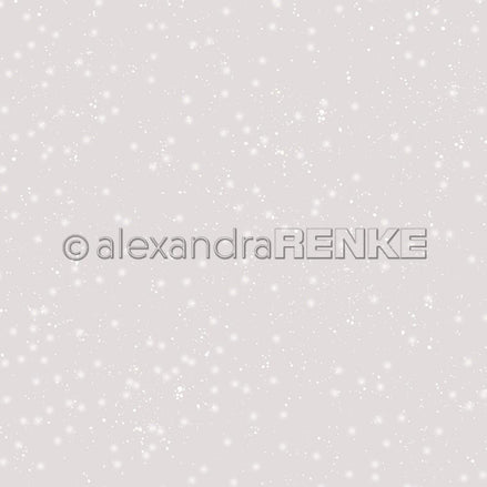 Design paper 'Silver-Gray Starry Snowy Sky' - P-AR-10.2874 - A.RENKE