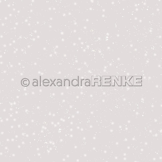 Design paper 'Silver-Gray Starry Snowy Sky' - P-AR-10.2874 - A.RENKE