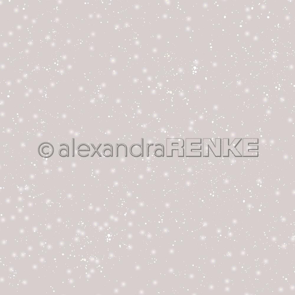 Design paper 'Medium Silver-Gray Starry Snowy Sky' - P-AR-10.2875 - A.RENKE