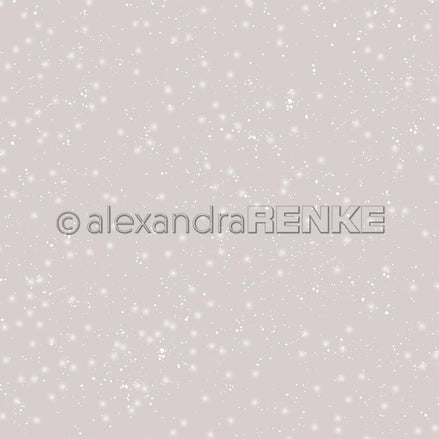Design paper 'Medium Silver-Gray Starry Snowy Sky' - P-AR-10.2875 - A.RENKE