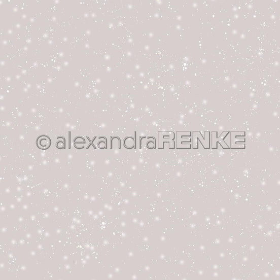 Design paper 'Medium Silver-Gray Starry Snowy Sky'- P-AR-10.2875 - A.RENKE