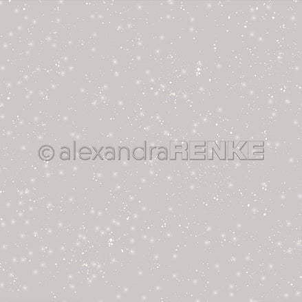 Design paper 'Silver Gray Starry Snow Sky Dark' - P-AR-10.2876 - A.RENKE