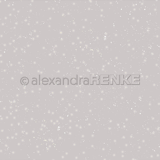 Design paper 'Silver Grey Starry Snow Sky Dark'- P-AR-10.2876 - A.RENKE
