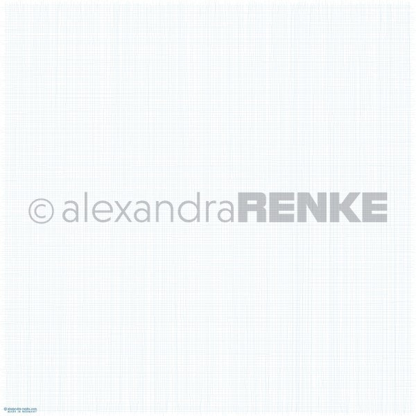 A. RENKE - Carta  "Grid light blue" - 10.564