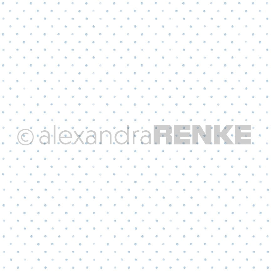 A. RENKE - "Little dots blue" paper - 10,593