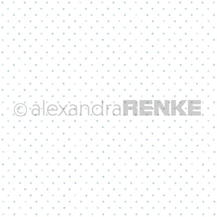 A. RENKE - "Little dots blue" paper - 10,593