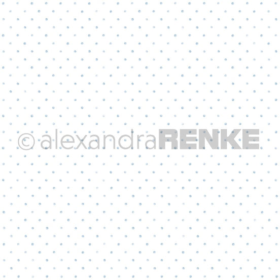 A. RENKE - "Little dots blue" paper - 10,593