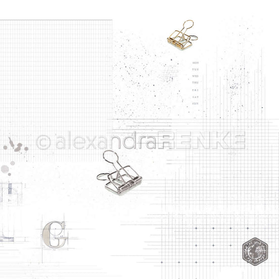 Design paper 'Clipse with pattern ' - P AR 10.871 - A.RENKE