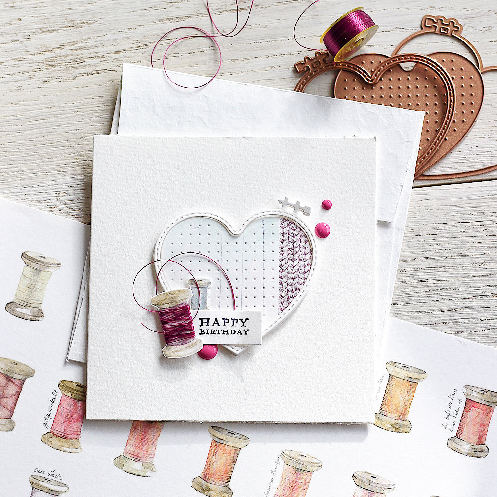 Die set 'Small hearts embroidery frame set' - D-AR-Hz0023 - A. RENKE