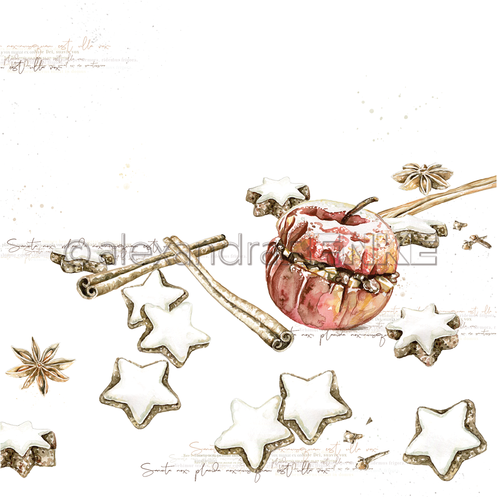 A. RENKE - Carta 'Baked apple and star-shaped ....10.1098