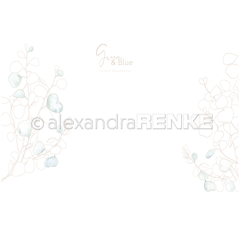 A. RENKE - Paper 'Green & Blue Eukalyptus' 10.1161