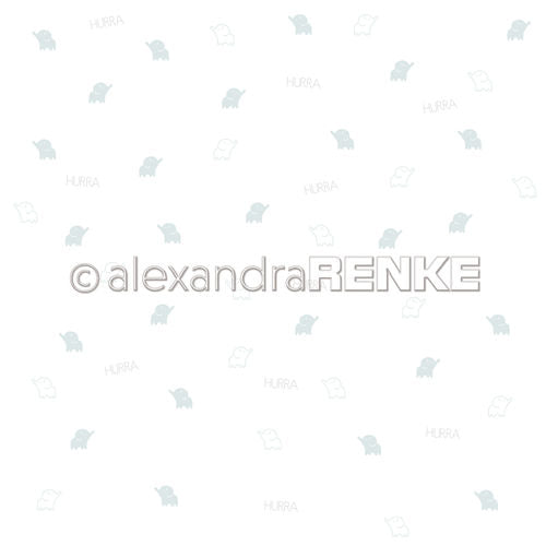 A. RENKE - 'Baby Elephant Hooray' card - 10.1629