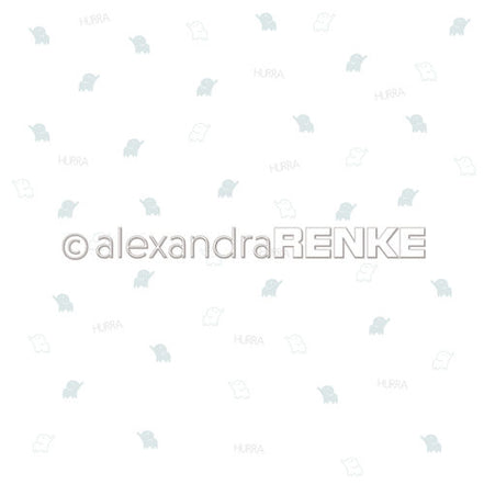 A. RENKE - 'Baby Elephant Hooray' card - 10.1629