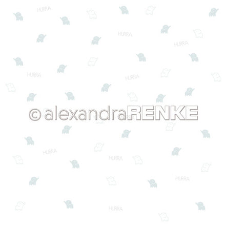 A. RENKE - 'Baby Elephant Hooray' card - 10.1629