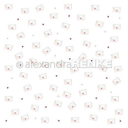 A. RENKE - Carta Hearts love  - Love letters - 10.1755