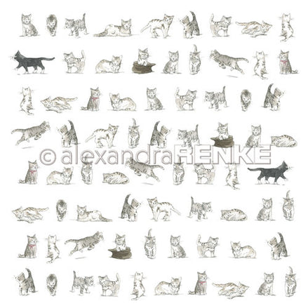 A. RENKE - 'Cats' card 10.1766