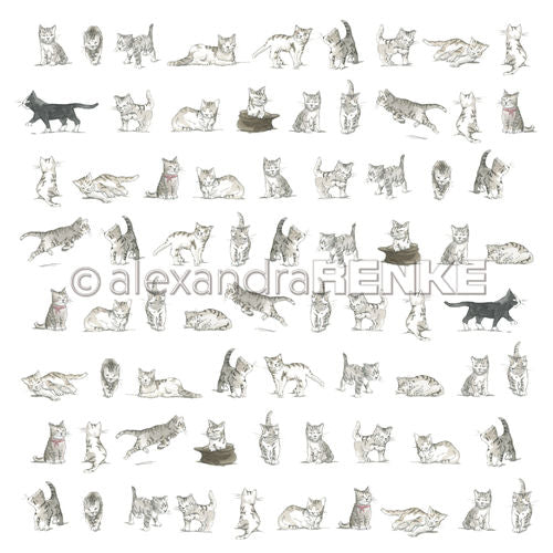 A. RENKE - 'Cats' card 10.1766