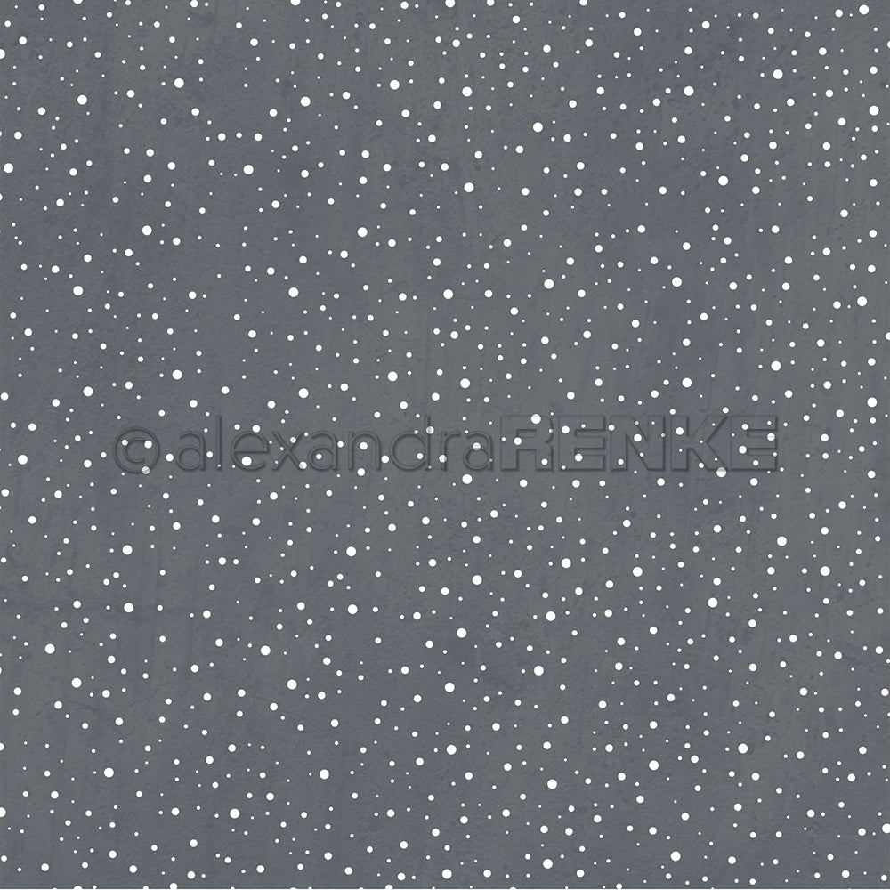 A.RENKE - Paper "Snow flurry slate gray" - 10.1999