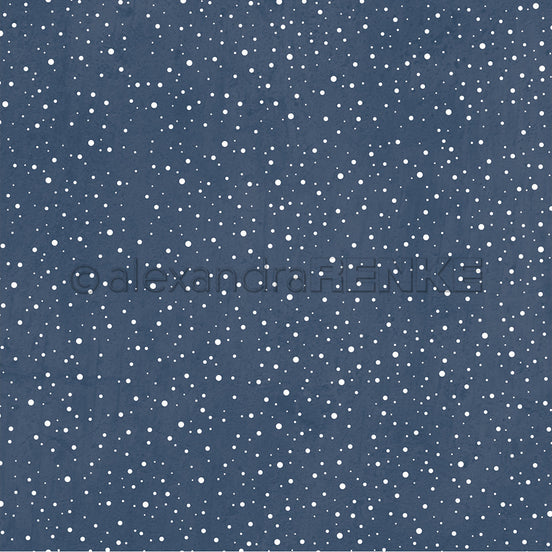 A.RENKE - Paper "Snow flurry dark blue" - 10.2005