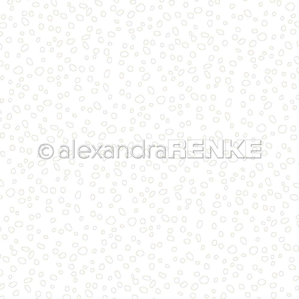 A.RENKE - Carta 'Pattern organic circles" 10.2144