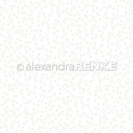 A.RENKE - Carta 'Pattern organic circles" 10.2144