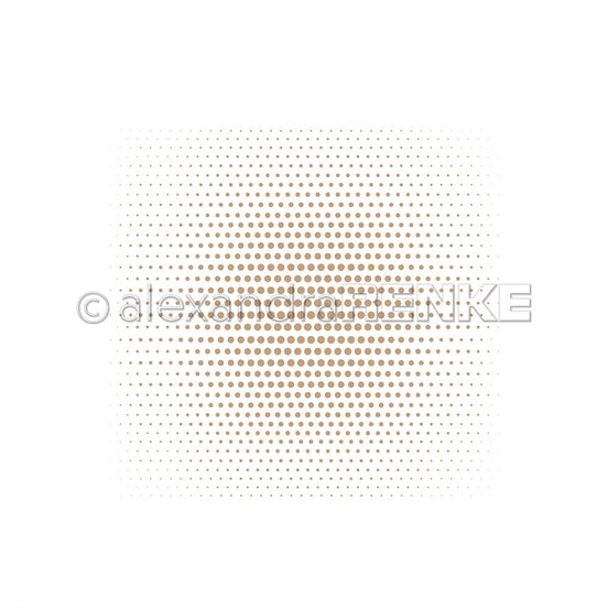 Design paper 'Centred dots halftone gold' - P-AR-10.2562- A.RENKE