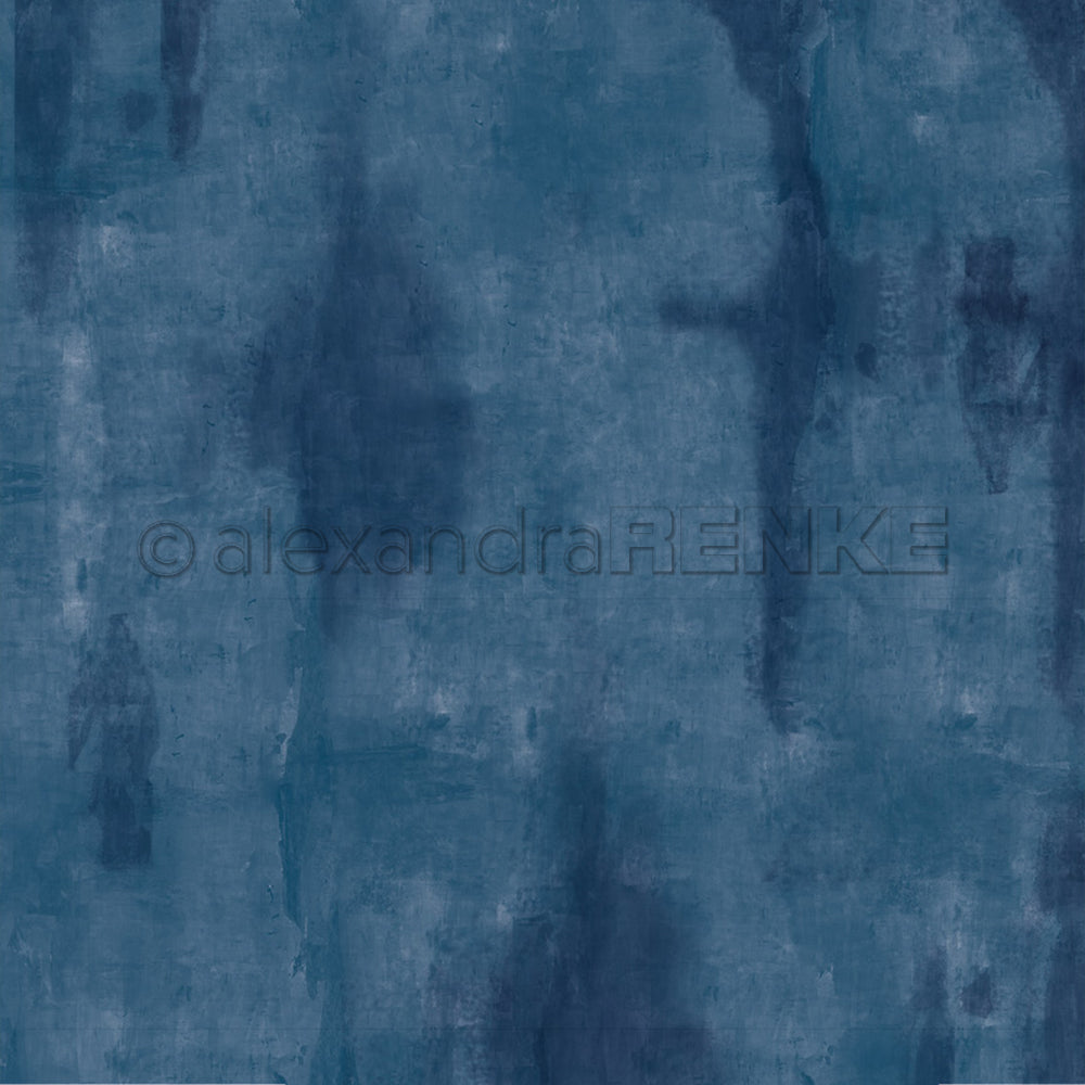 A.RENKE - Paper "Calm dark azure blue" 10.2586