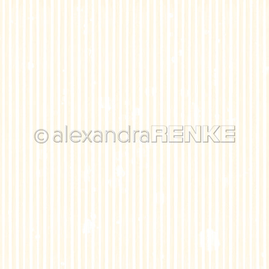 A.RENKE - Carta 'Narrow stripes lemon yellow" 10.2646