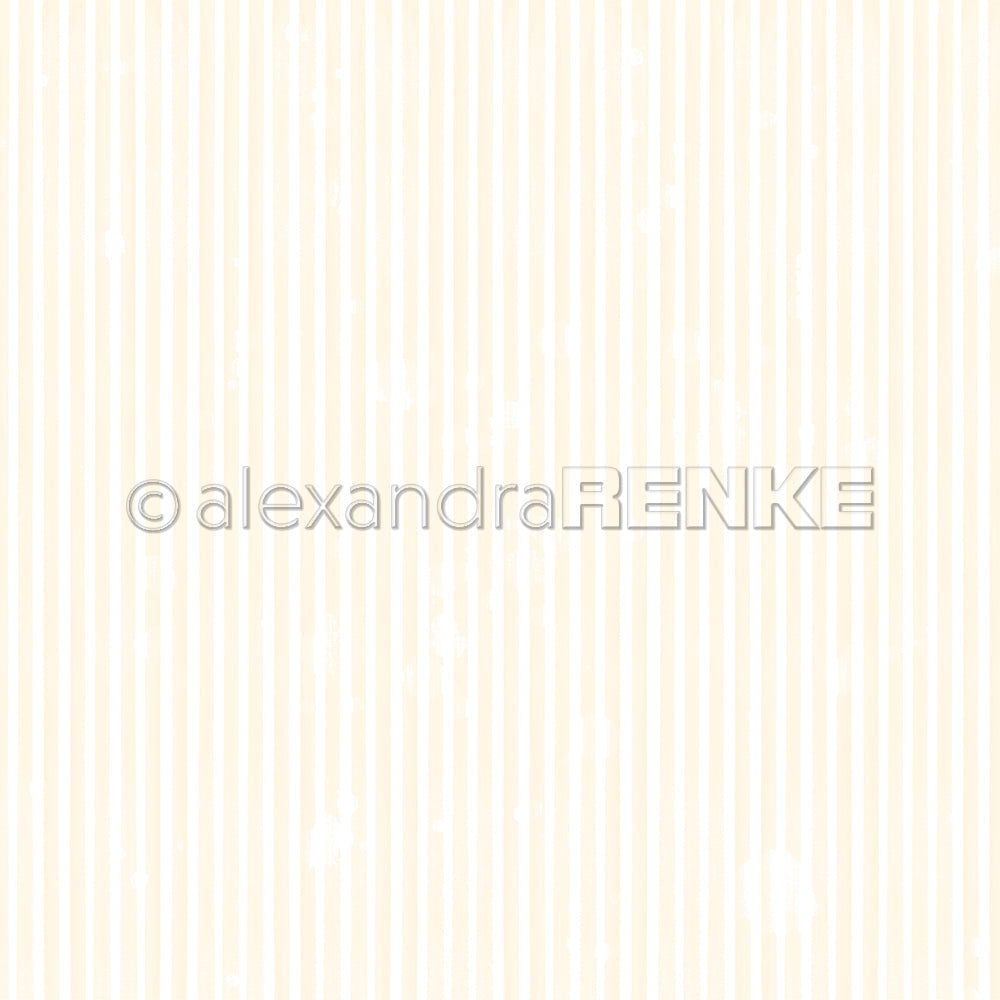 A.RENKE - Carta 'Narrow stripes lemon yellow