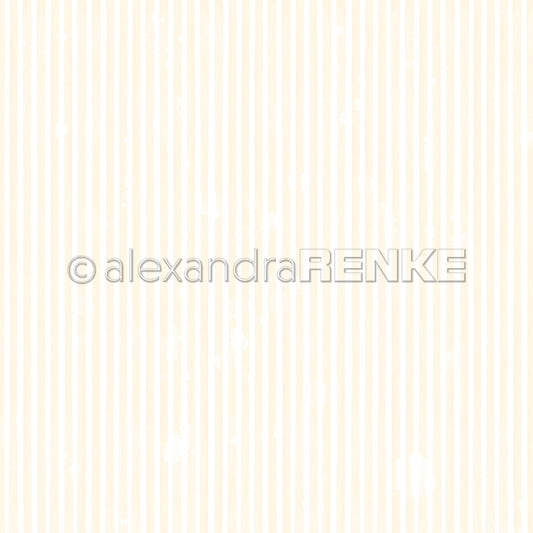 A.RENKE - Carta 'Narrow stripes lemon yellow" 10.2646