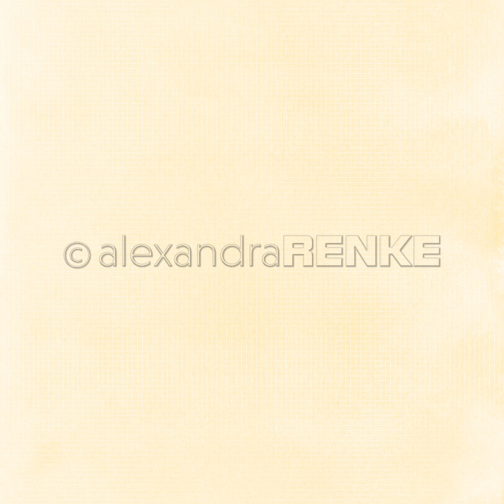 A.RENKE - Carta 'Grid on Mimi lemon yellow'  10.2648