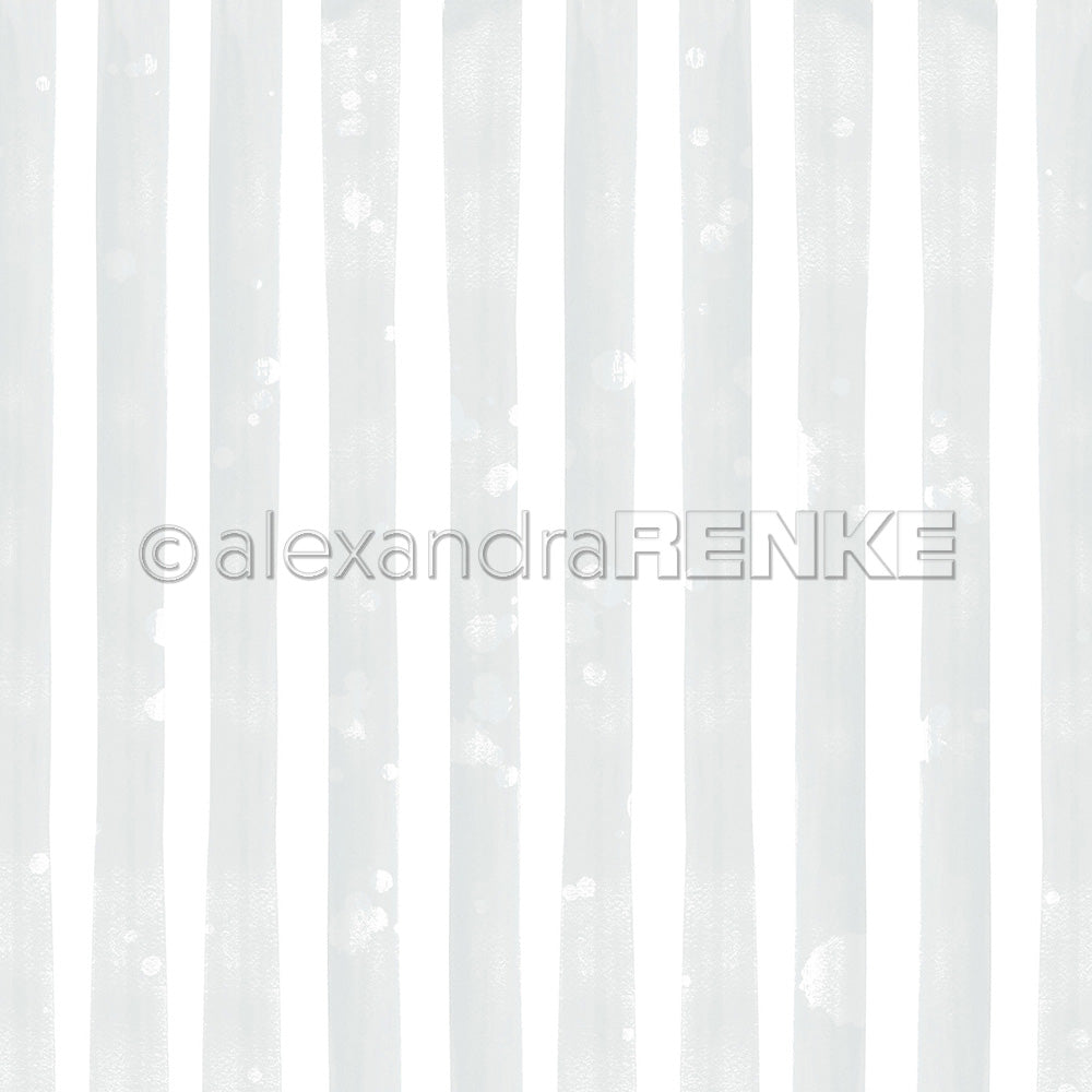 A.RENKE - Carta 'Wide stripes Vintage green" 10.2675