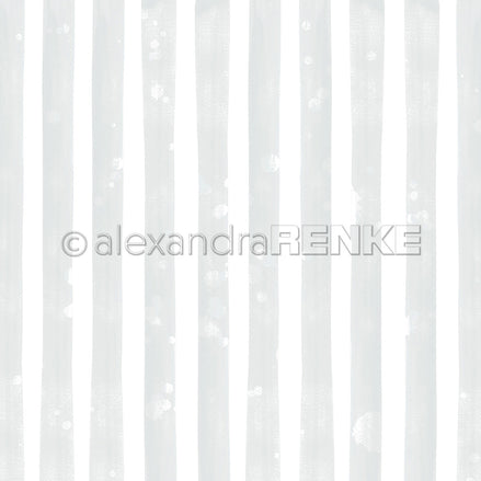 A.RENKE - Carta 'Wide stripes Vintage green" 10.2675