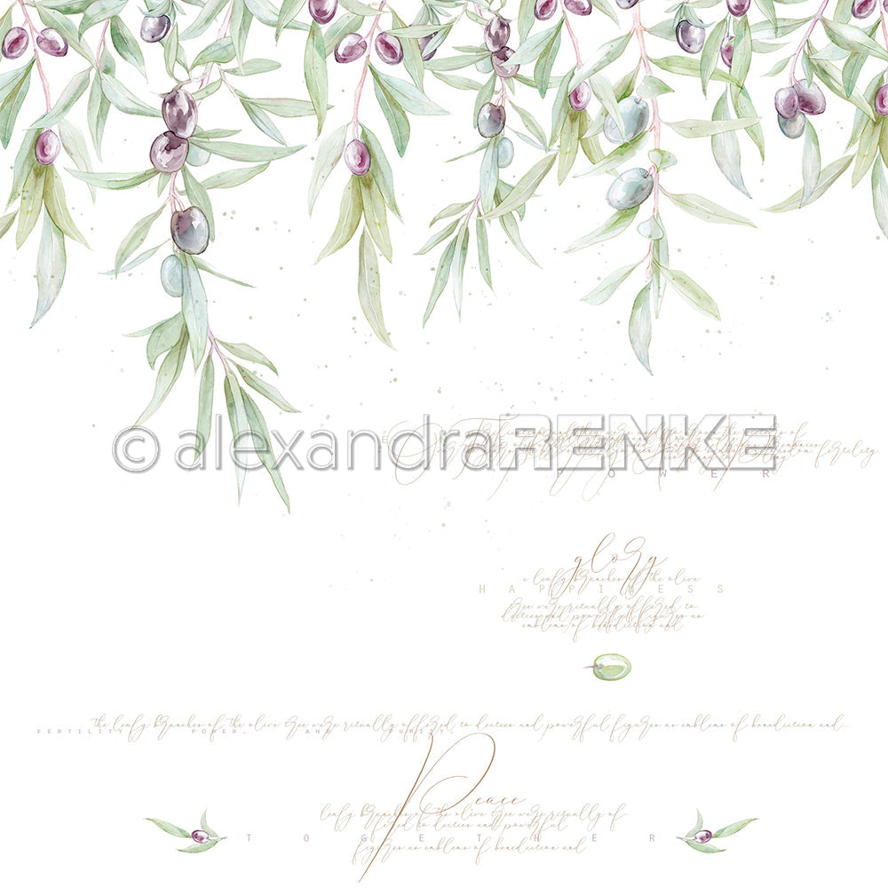 A.RENKE - Carta 'Olive Power" 10.2679