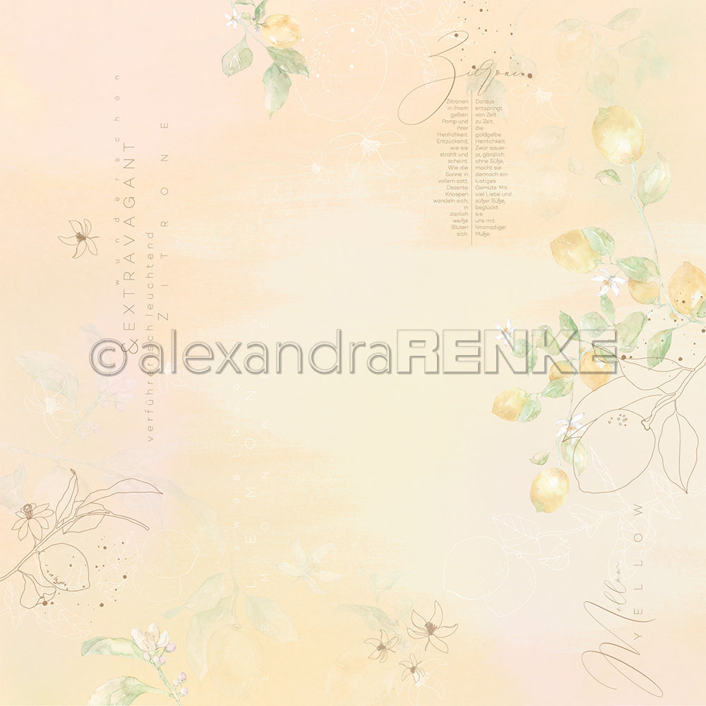 A.RENKE - Carta 'Lemon Extravagant