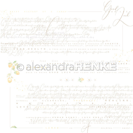 A.RENKE - Carta 'Lemon Good luck" 10.2697