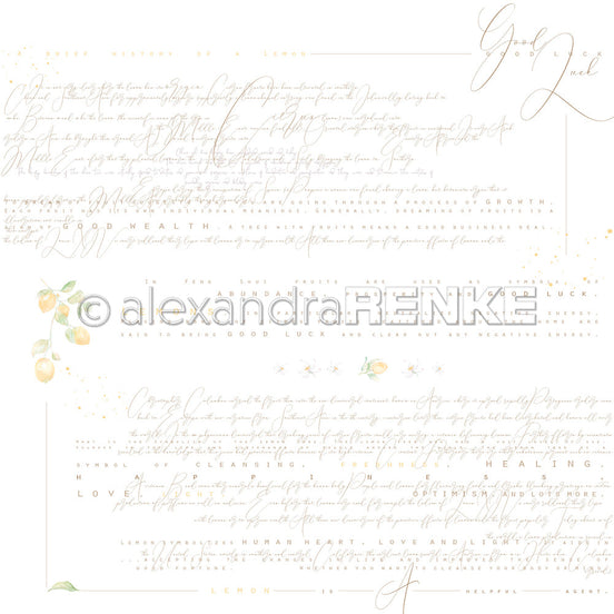 A.RENKE - 'Lemon Good luck' card 10.2697