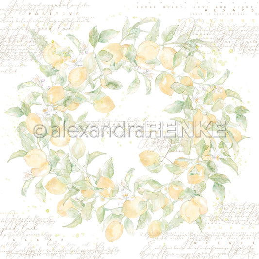 A.RENKE - Carta 'Lemon wreath" 10.2703