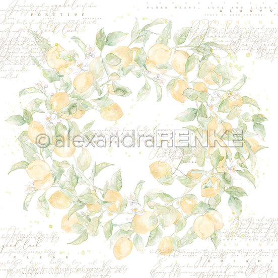 A.RENKE - Paper 'Lemon wreath' 10.2703