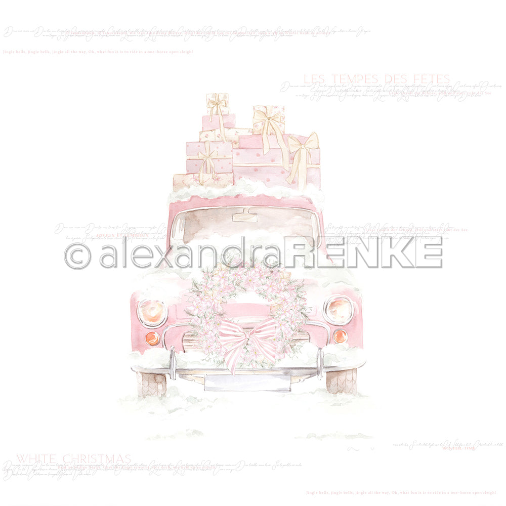 Design paper 'Christmas Car' - P-AR-10.2800 - A.RENKE