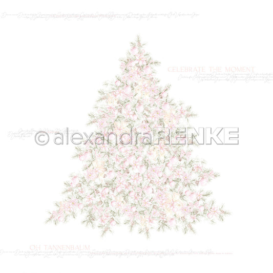 Design paper 'Christmastree'- P-AR-10.2802 - A.RENKE