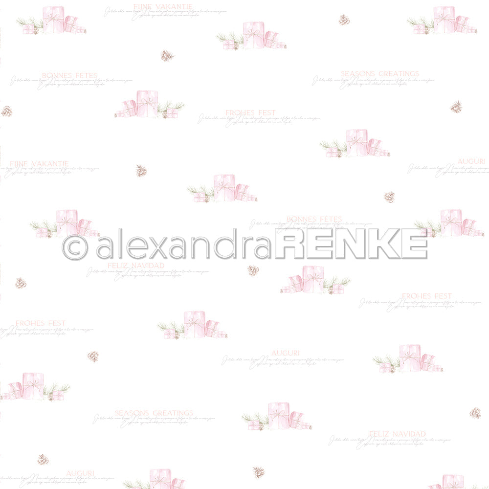 Design paper 'Happy Holidays' - P-AR-10.2804 - A.RENKE