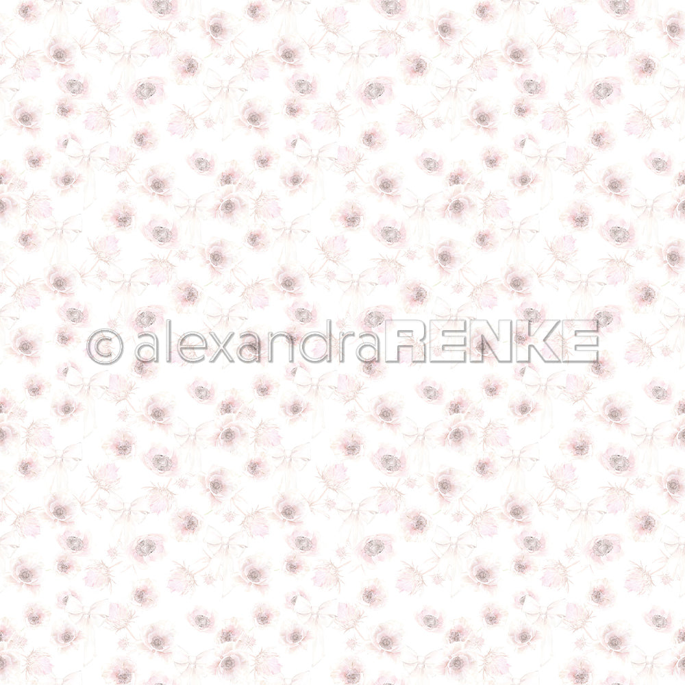 Design paper 'Thistles, Anemones &amp; Bows' - P-AR-10.2811 - A.RENKE